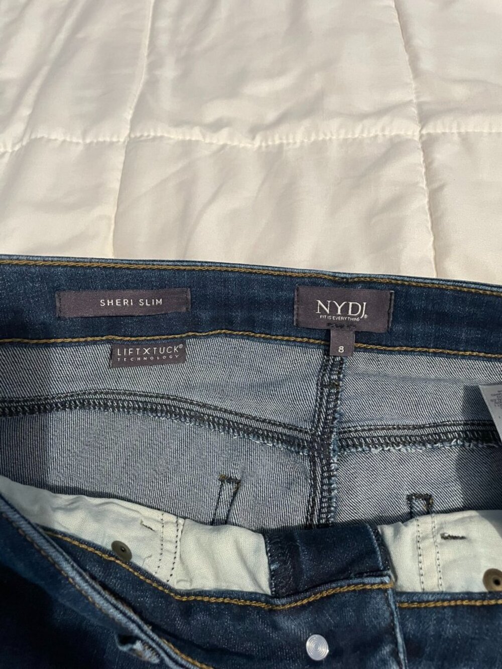NYDJ Sheri Slim - size 8 - Picture 5 of 5